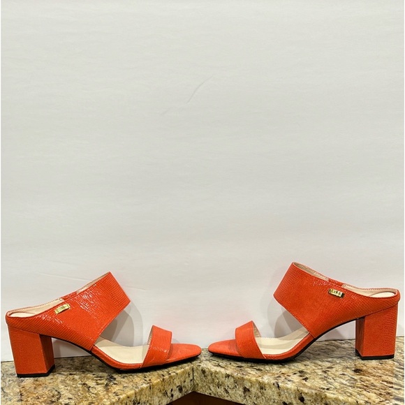 #28 Calvin Klein Sandals (orange) - Picture 1 of 4